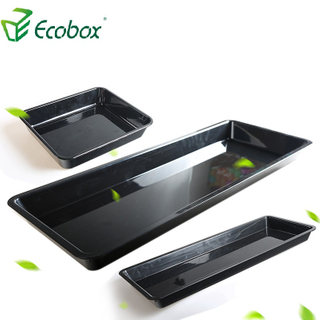 Ecobox XS-005 plastic bulk meat display fresh trays for supermarket