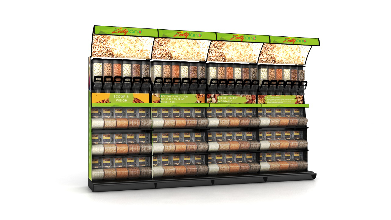 Ecobox EK0261 nuts stand shelf rack display solution Buy nuts stand, shelf, supermarket rack
