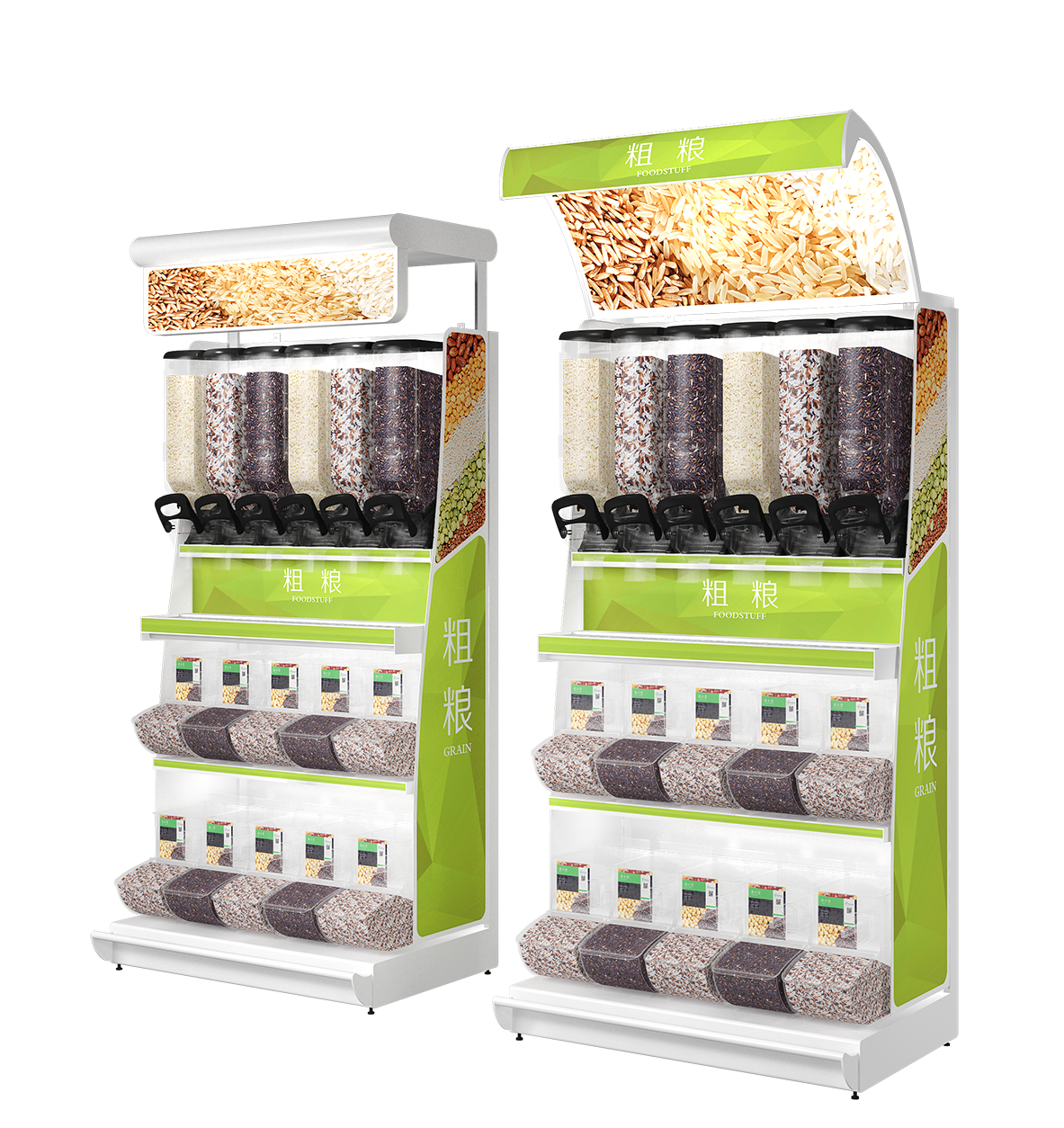 Ecobox EK-026-1 nuts stand shelf rack display solution