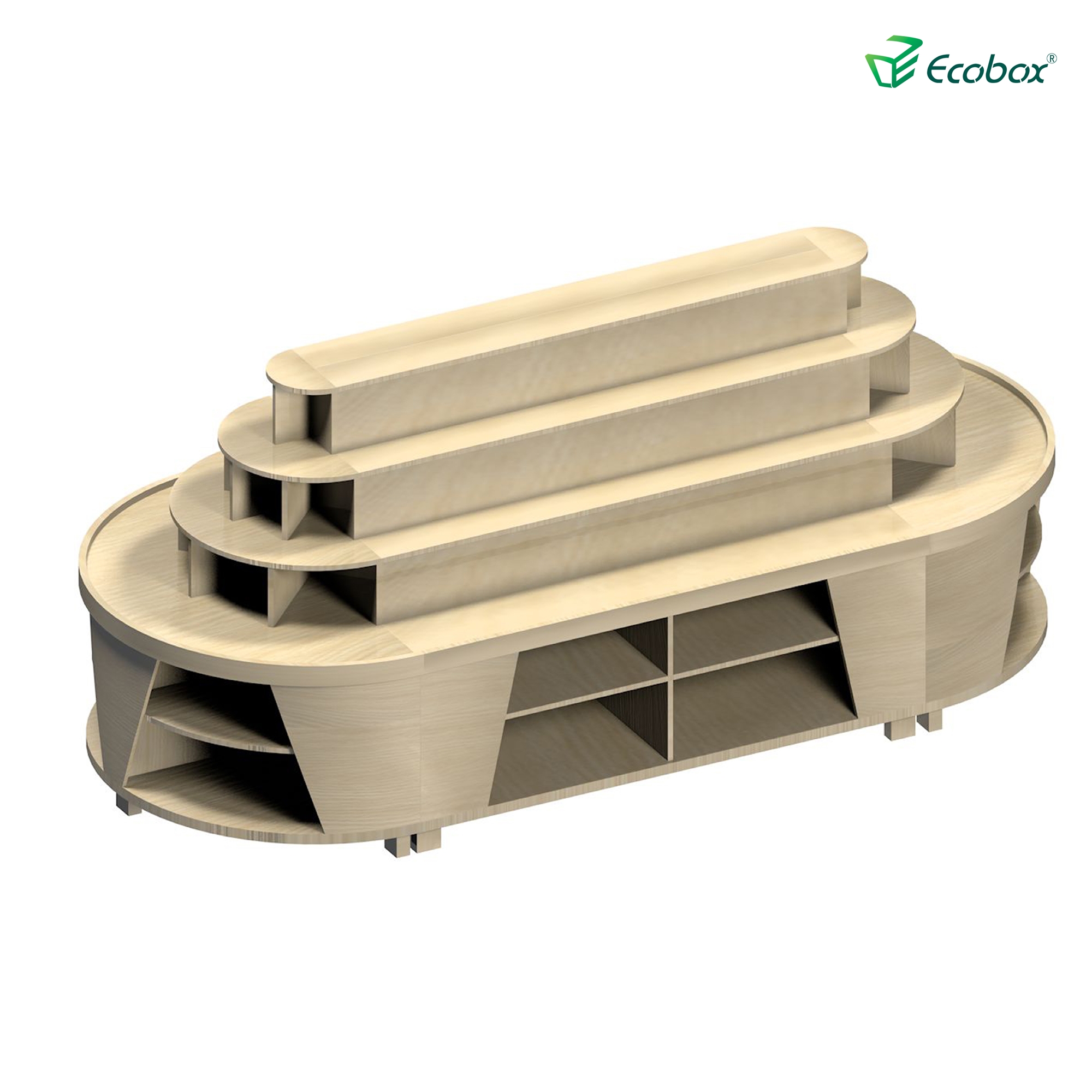 Ecobox G010 supermarket bulk food displays with Ecobox supermarket bins