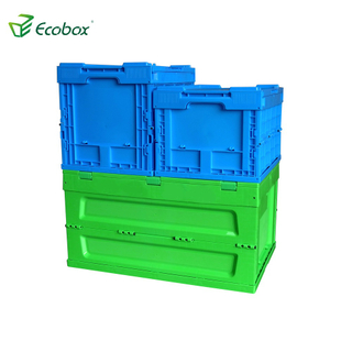 Ecobox 40x30x25.5cm collapsible folding plastic bin storage container box transportation box