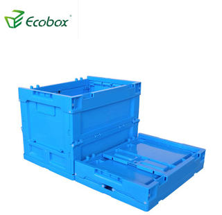 Ecobox Solid Box Style collapsible box Plastic Crates basket