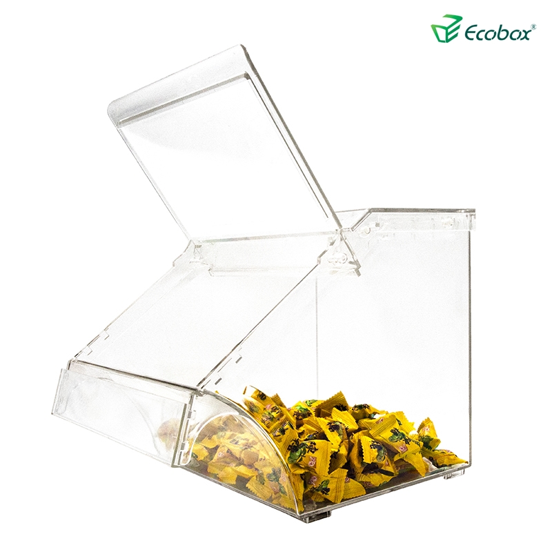 Ecobox SPH-005A Supermarket stackable Bulk bin for bulk food and candy