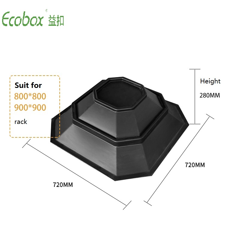 Ecobox Eco-friendly hexagon single fruit false Riser step